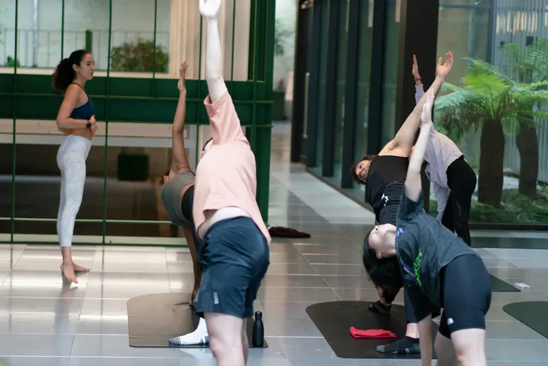 Yoga classes in our serene studio